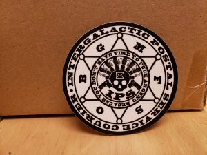Intergalactic Postal Service Sticker