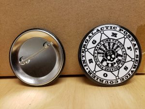 Intergalactic Postal Service Button