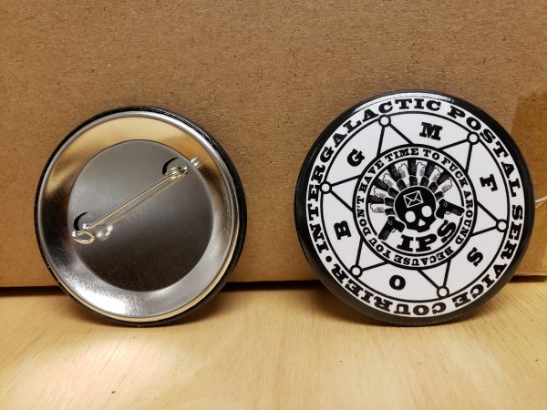 Intergalactic Postal Service Button