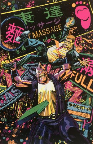 Space Bastards Issue 1 Blacklight Variant