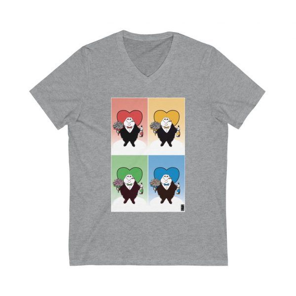 Zordakk Unisex Jersey Short Sleeve V-Neck Tee - Image 4