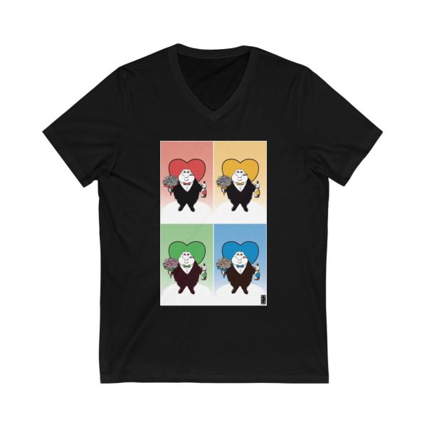 Zordakk Unisex Jersey Short Sleeve V-Neck Tee - Image 3