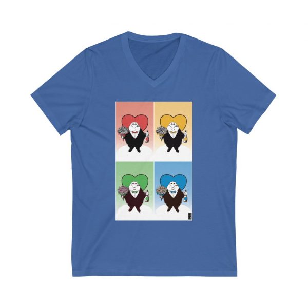 Zordakk Unisex Jersey Short Sleeve V-Neck Tee